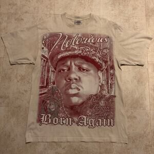 Y2K Vintage 2000s The Notorious B.I.G. Biggie Smalls Rap T-Shirt Tee